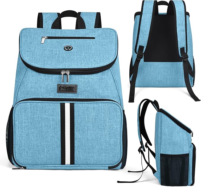 BAGLHER丨Dog Travel Bag, Airline Approved Pet Supplies Backpack, Dog Travel Backpack with 2 Silicone