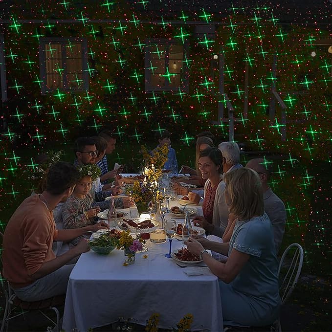 Christmas Projector Lights Outdoor, Led Christmas Laser Lights Landscape Spotlight Red and Green