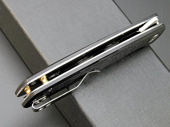 Eafengrow EF230 Folding Knife D2 Steel Blade G10 Handle Scales EDC Tool Knives for Outdoor Camping
