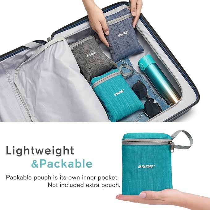 G4Free 10L/15L Hiking Backpack Lightweight Packable Hiking Daypack Small Travel Outdoor Foldable