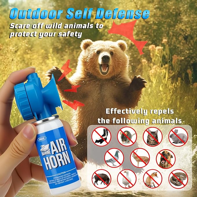 4pcs 1.4oz Boat Air Horn, Loud Mini Safety Horn Can, Sports Event Starting Horn, Mini Small