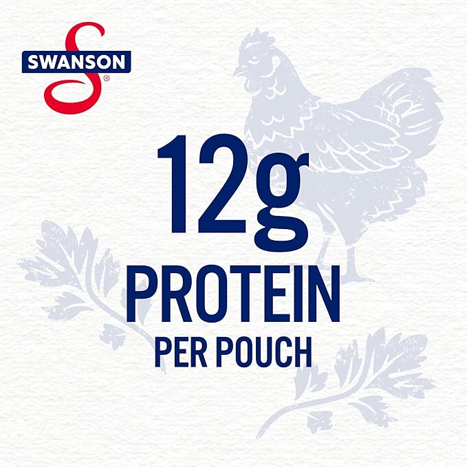 Swanson Original White Chunk Fully Cooked Chicken, Ready to Eat, Simple On-the-Go Meals, 2.6 OZ