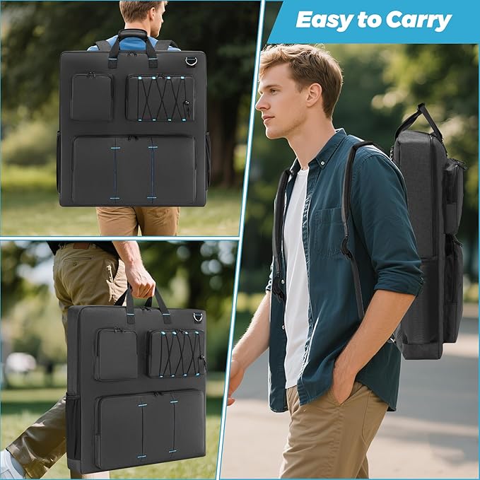 Solar Panel Storage Bag Compatible with Jackery SolarSaga 100W 200W/Anker 100W 200W/Ecoflow 160W