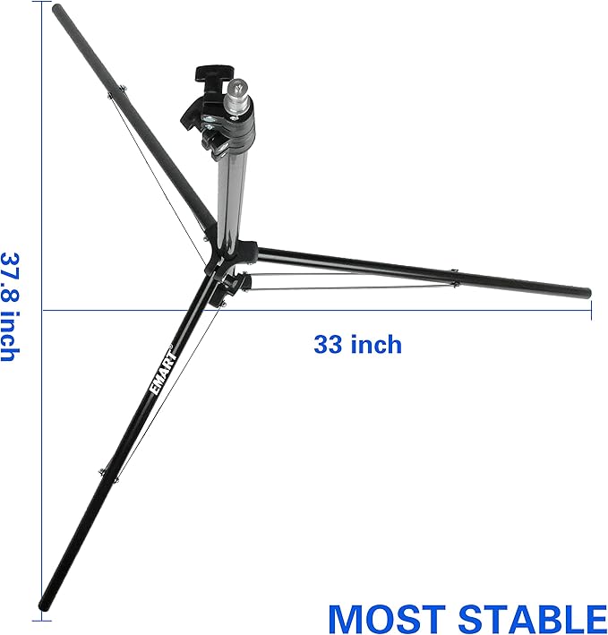 EMART 8.5 Ft Light Stand for Photography, 2 Pack Portable Photo Video Lighting Tripod for