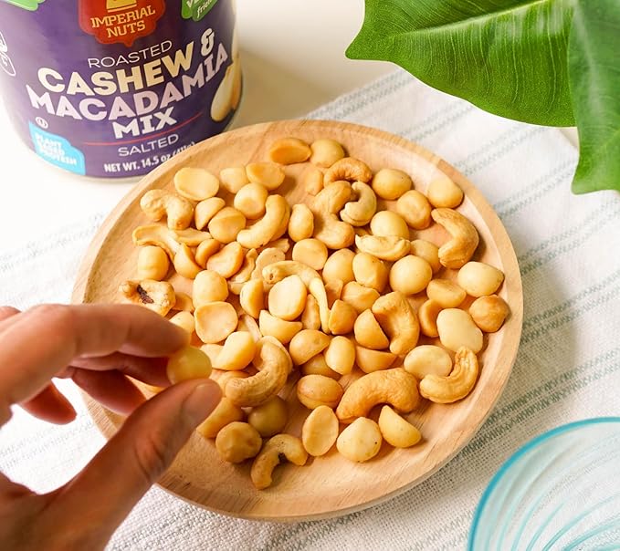 Imperial Nuts - Macadamia Nuts Oil Roasted Roasted | Gluten Free, Vegan and Keto Friendly Food |