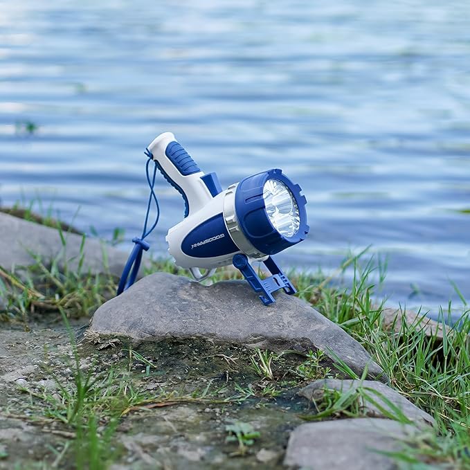 GOODSMANN Rechargeable Spotlight Flashlight LED Handheld Spot Lights Outdoor Portable IP67