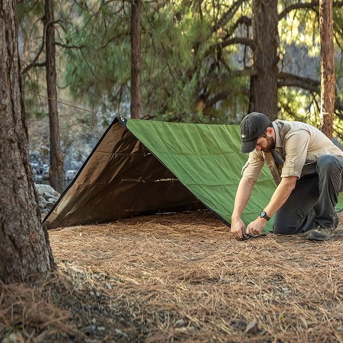 Arcturus XL Heavy Duty Survival Blanket ??Insulated Reflective Thermal Camping Tarp - 8.5 FT x 12