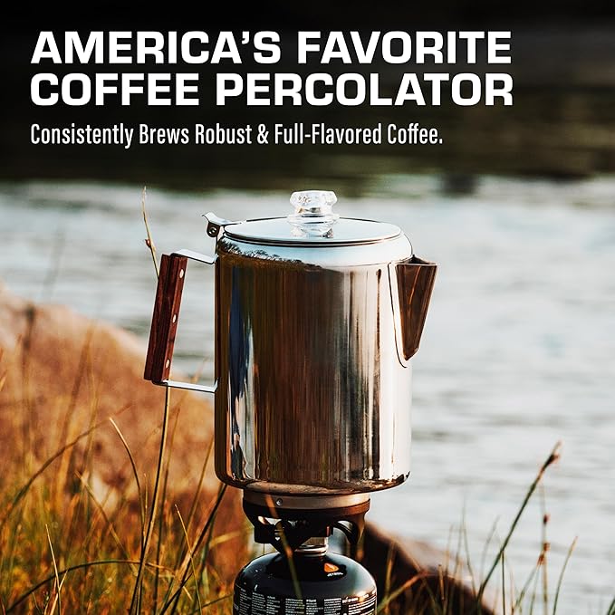 COLETTI Bozeman Percolator Coffee Pot — Camping Coffee Pot, Camping Coffee Makers – America’s