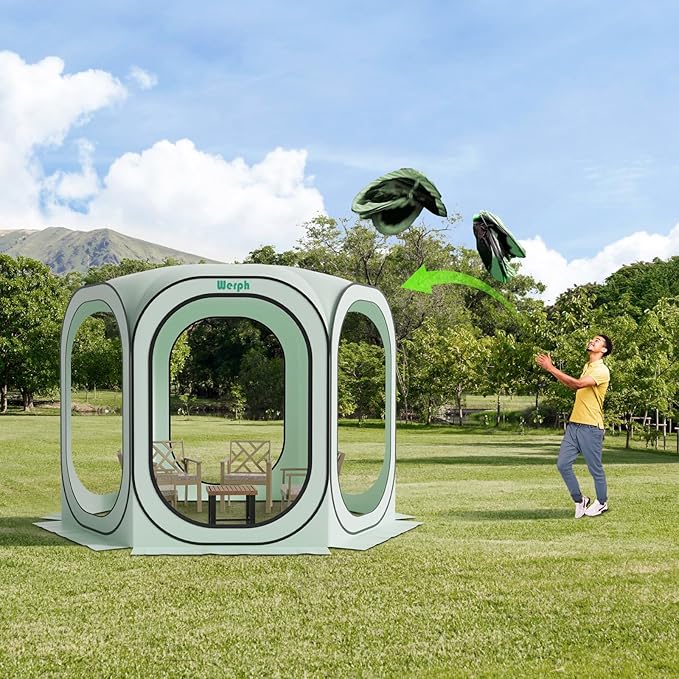 Screen Tent Pop-Up, Portable Tent Canopy with Mesh Mosquito Net, Screen House Room Canopy Shade