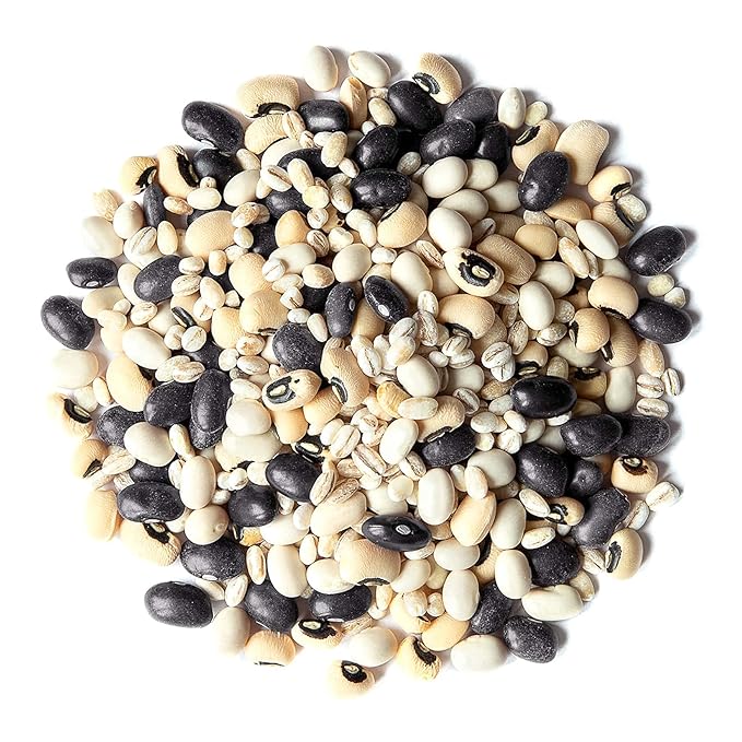 Food to Live Organic Black Bean Soup Mix, 7 Pounds - Contains Non-GMO Black Beans, Black-eyed Peas