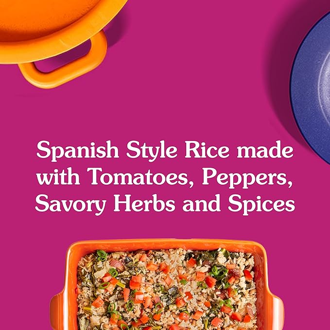 BEN'S ORIGINAL Ready Rice Spanish Style Flavored Rice, Easy Dinner Side, 8.8 OZ Pouch (Pack of 12)
