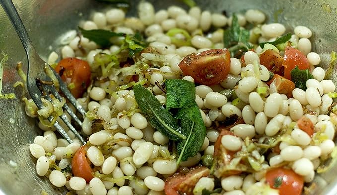 Primal Harvest Organic Navy Beans Raw non GMO Vegan Bulk - 1LB