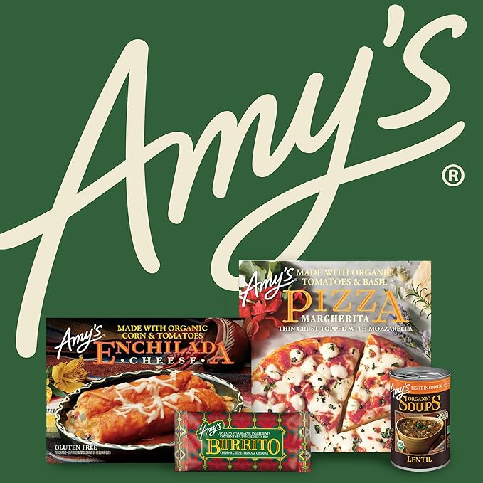 Amy's, Chili, Gluten Free, Vegetarian, Organic, Medium Spice, Jalapeño Pepper, 14.7, Pack of 12 oz
