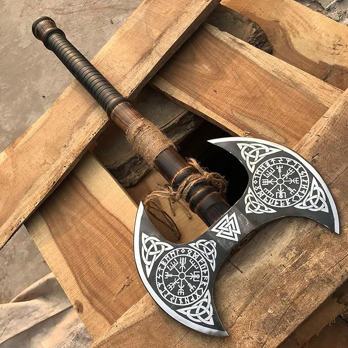 [MDM King Tools] Custom Handmade Viking Axe Medieval Ax with Viking Gift, Hand Axes, Viking Gifts