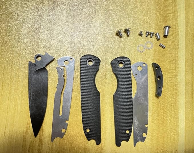 Small Pocket Knife, 4.96" EDC Mini Folding Knives 2" Drop Point Blade 5Cr13MoV Stainless Steel