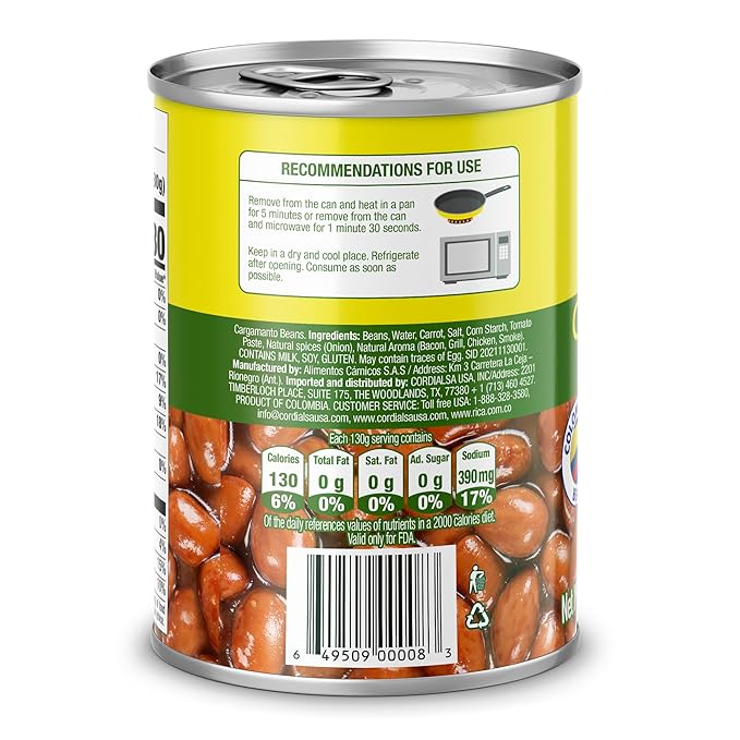 RICA Frijoles Antioqueños Can 15 Oz (Pack of 24)