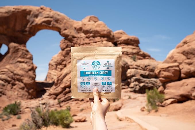 Nomad Nutrition Caribbean Curry | Instant Freeze Dried Backpacking & Camping Food | Plant-Based