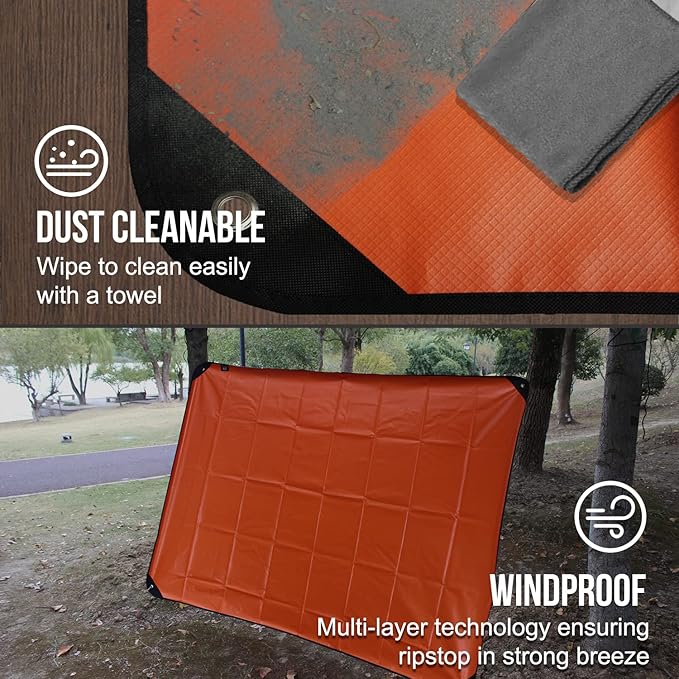 LYN Heavy Duty Emergency Blanket Survival Gear Waterproof Insulated Blanket Emergency Tarp for