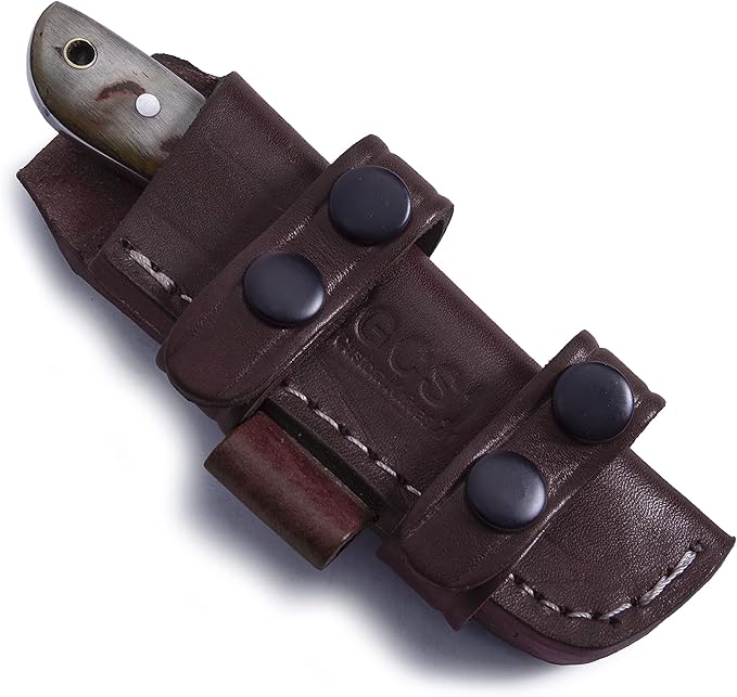 GCS Handmade D2 Tool Steel Tactical knife Hunting Knife CampKnife with leather sheath Full tang