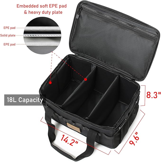 Tactical Camping Storage Bag 18L Tactical Utility Tote Bag Camping Cookware Organizer Trunk