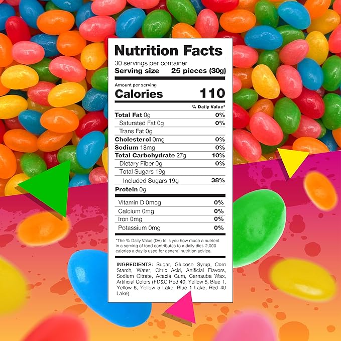 Jelly Beans Candy | 2 Pound Bag | Assorted Fruit Flavors | Classic Delight