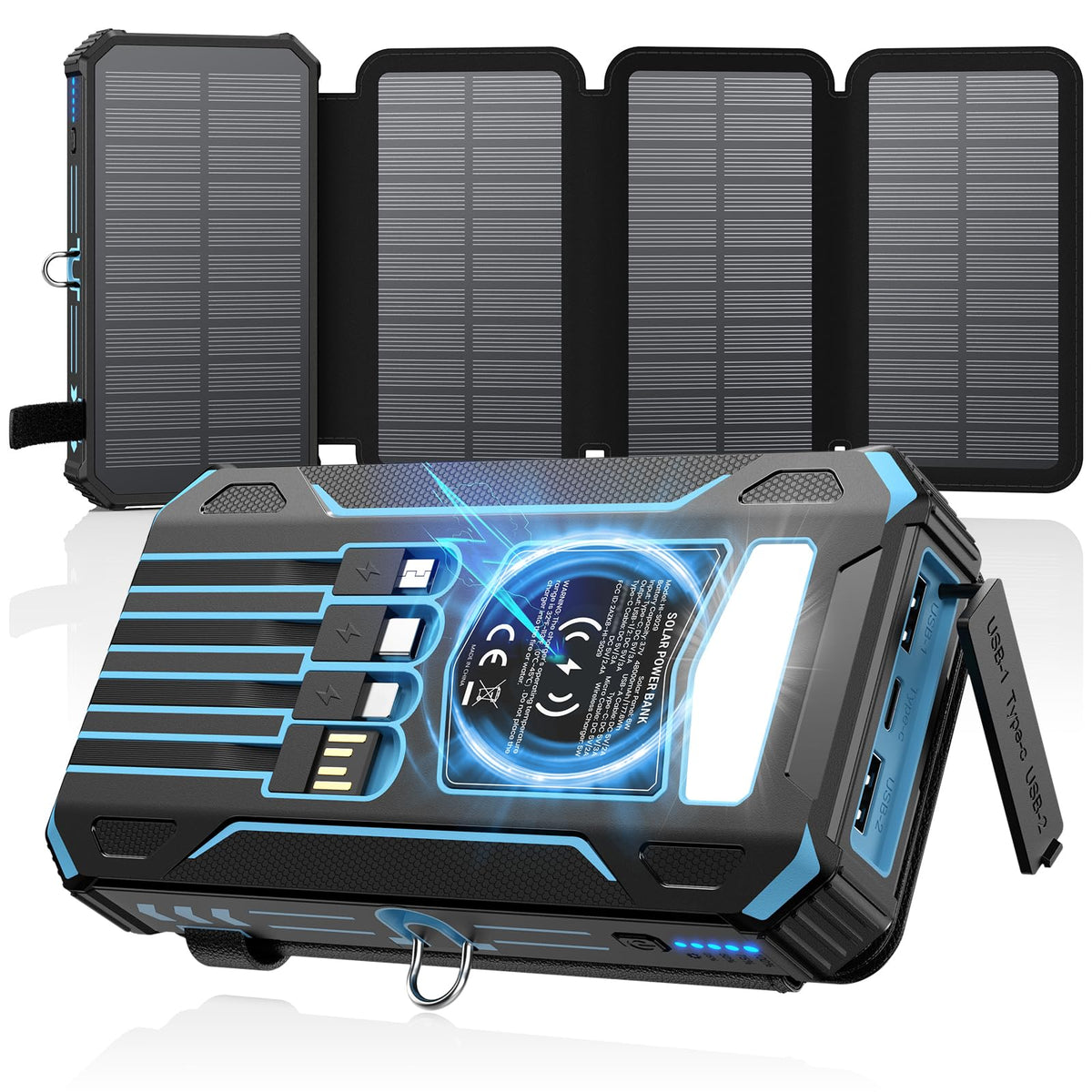 SOARAISE Portable Power Bank - 48000mAh, Solar - product view 1
