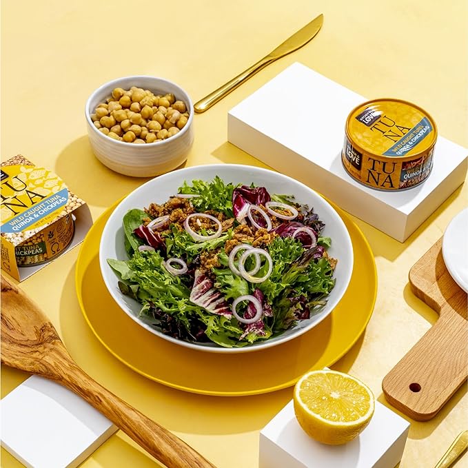 Kitchen & Love Wild Caught Tuna Variety Pack, 4 Bean Medley in Olive Oil 6 oz and Quinoa &
