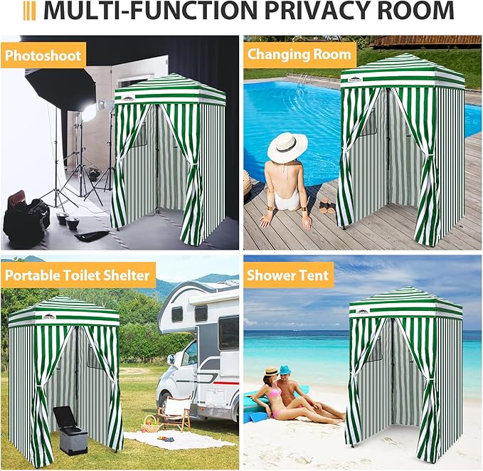 EAGLE PEAK Flex Ultra Compact 4x4 Pop-up Canopy, Sun Shelter, Changing Room, Portable Privacy
