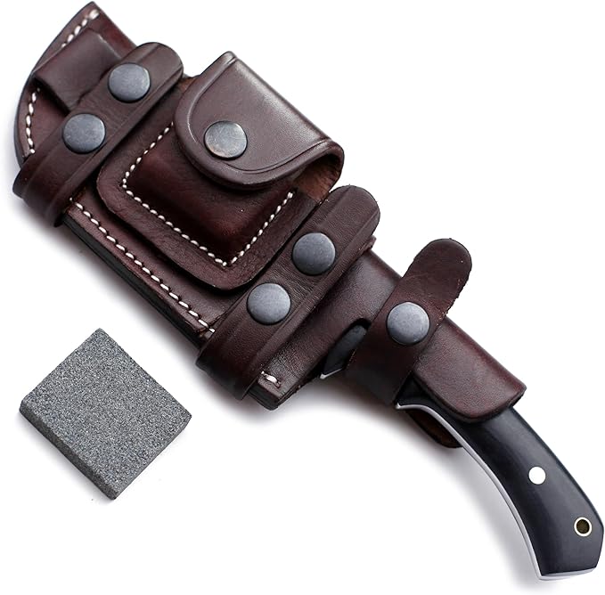 GCS Handmade D2 steel Hunting Knife G10 Handle Fixed Blade Knife Right Hand Scout Carry Buffalo