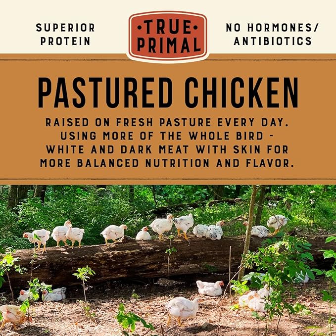 True Primal Roasted/Tuscan Chicken Variety 8-pack, Ready to eat, Gluten free, Paleo, Pastured