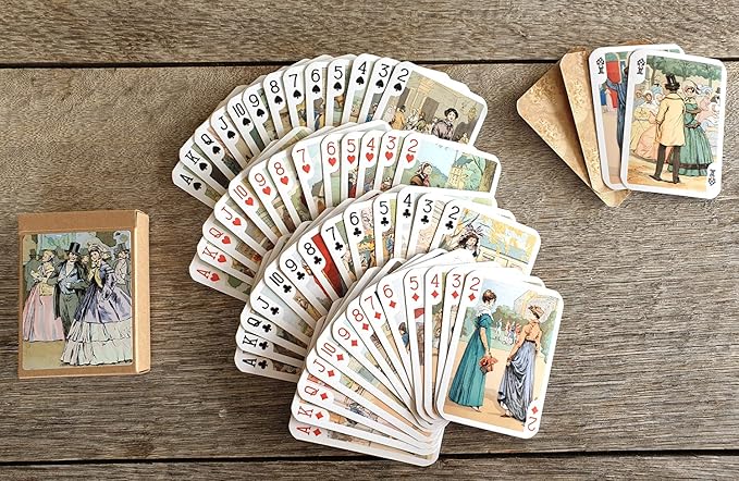 LES Modes DE Paris Playing Cards (Poker Deck 54 Cards All Different) Vintage Fashion Retro Art Deco