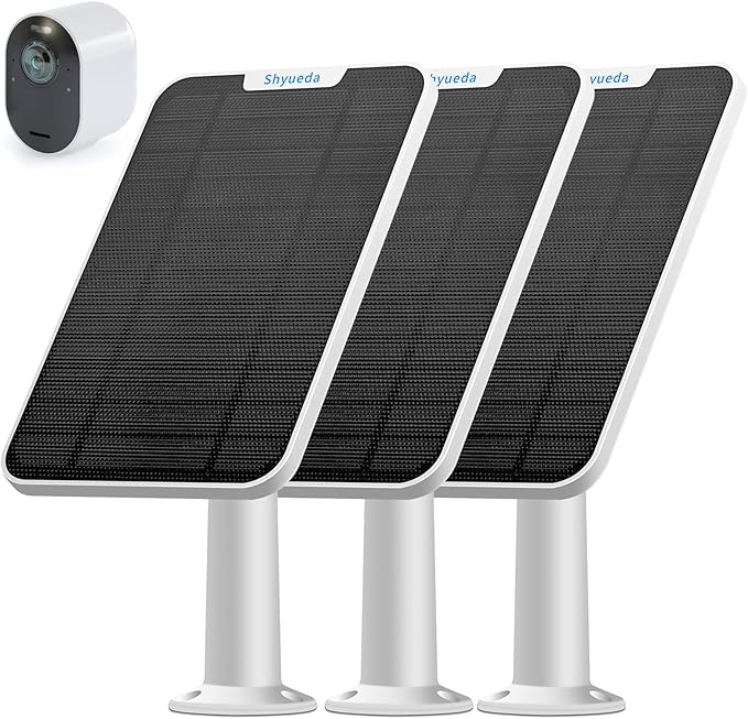 4W Solar Panel Charging Compatible with Arlo Pro 3/Pro 4/Pro 5S/Ultra/Ultra 2 only, with 13.1ft