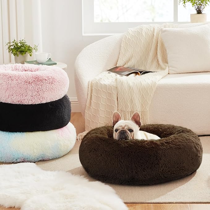 Love's cabin 20in Cat Beds for Indoor Cats - Cat Bed with Machine Washable, Waterproof Bottom