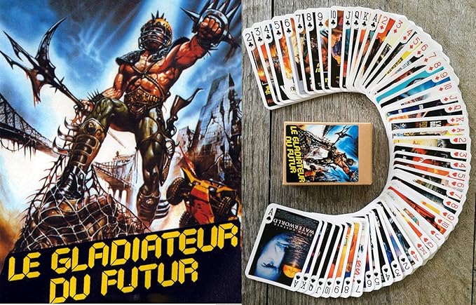 POSTAPOCALYPTIC Playing Cards (Poker Deck 54 Cards All Different) Vintage Trash Action Horror Movie