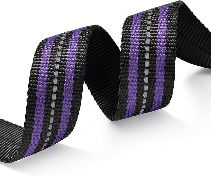 Mile High Life Reflective Dog Collar | Nylon Pet Collars wiith Buckle | Light Weight Puppy Collars
