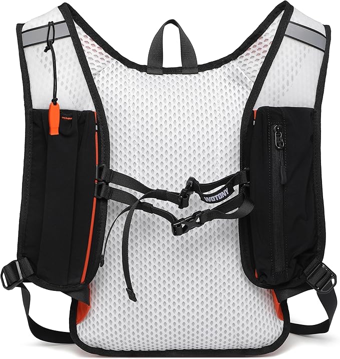 Wotony Lightweight Hydration Backpack with 2LOR 3LWater Bladder for Cycling Hiking Rave - Water