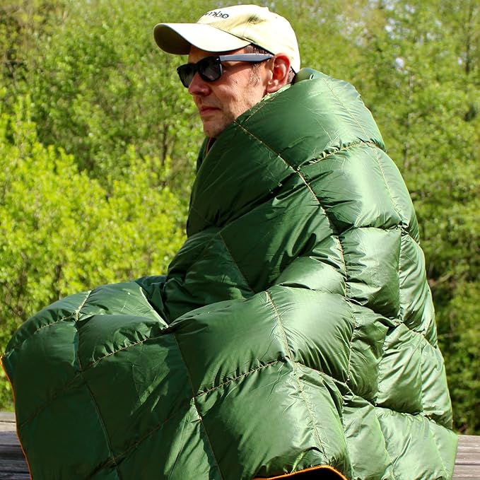 Horizon Hound Down Camping Blanket - Outdoor Travel Quilt | Sustainable, Insulated, Lightweight &