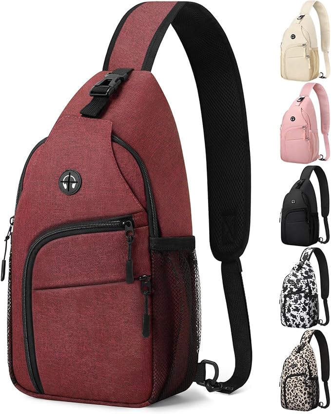 Crossbody Bags for Women Man Waterproof Sling Bag Backpack Trendy Casual Cross Body Bag with