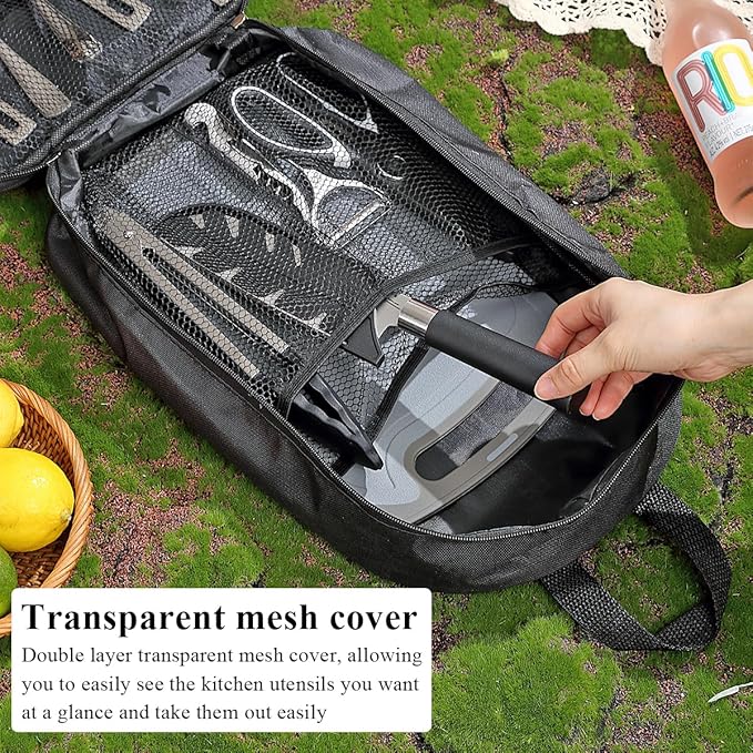 Camping Essentials, Evanda Camping Cooking Utensils, Travel Essentials, Portable Camping Kitchen