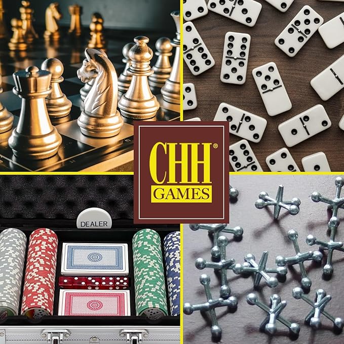 CHH Poker Set In Aluminum Case With 300 (11.5 Gram) Las Vegas Style Chips