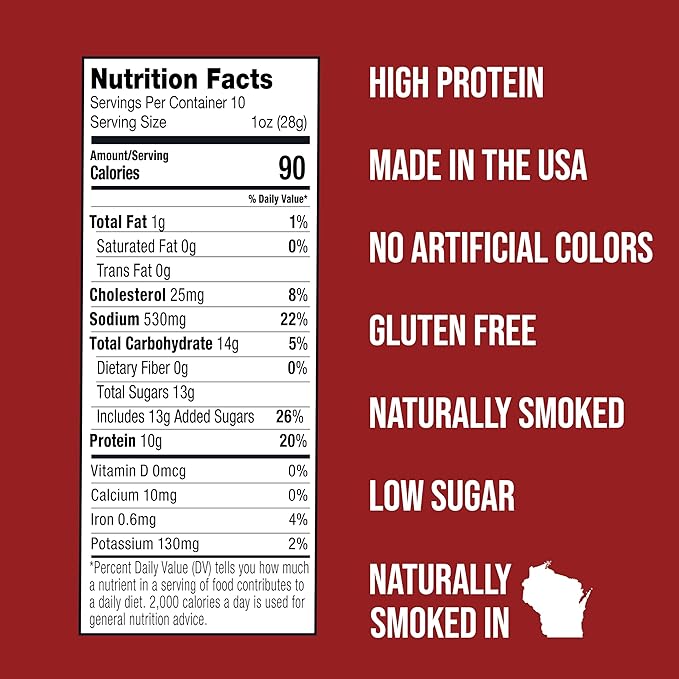 Wenzel's Farm Beef Jerky Variety Pack - Includes Original, Teriyaki, and Peppered Beef Jerky