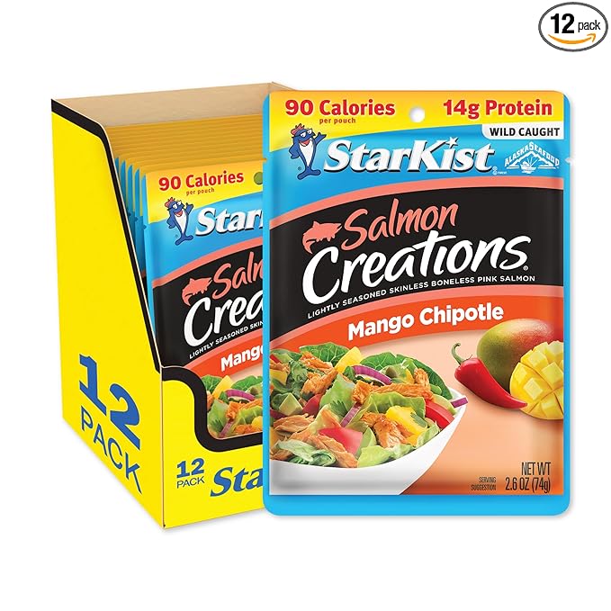 StarKist Salmon Creations Mango Chipotle - 2.6 oz Pouch (Packaging May Vary) (Pack of 12)
