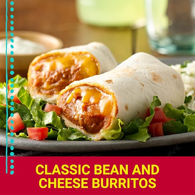 Old El Paso Spicy Fat Free Refried Beans, 16 ounces (Pack of 12)