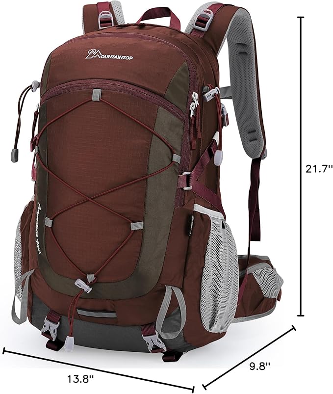 MOUNTAINTOP 25L/40L Hiking Backpack,Lightweight Travel Backpack for Men Women Outdoor Backpacking