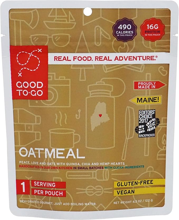 GOOD TO-GO Weekender 3-Pack | 2 Entrees + 1 Breakfast | Camping Food, Backpacking Food | Just Add