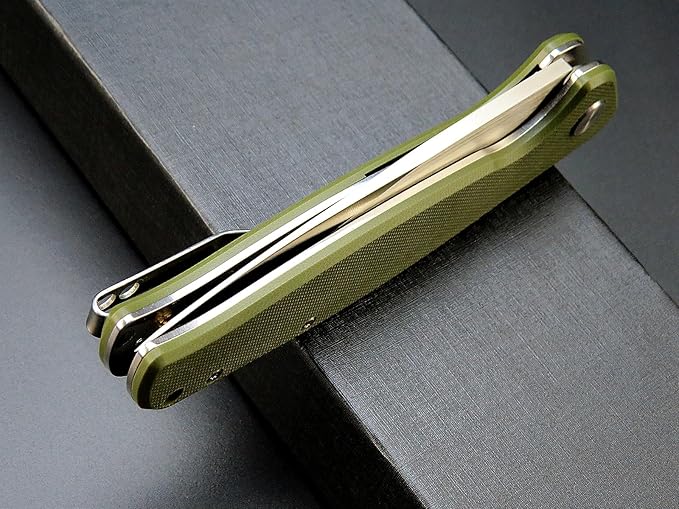 Eafengrow EF240 Folding Knife D2 Steel Blade G10 Handle EDC Tool Pocket Knives for Outdoor Working