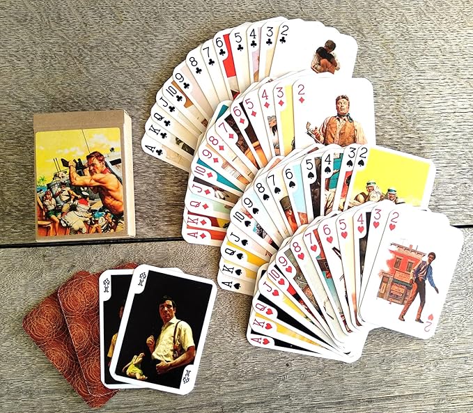 Pulp Fiction Playing Cards (Poker Deck 54 Cards All Different) Vintage Pulp Fiction and Pinup