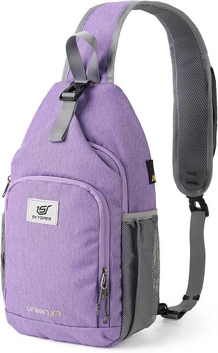 SKYSPER Sling Bag RFID Crossbody Sling Backpack Cross Body Shoulder Bag Travel Hiking Daypack for