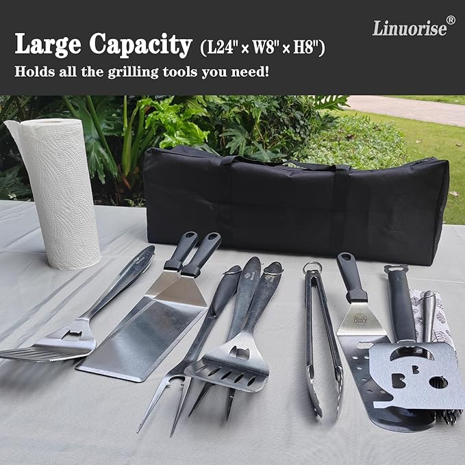 BBQ Tools Storage Bag, Grill Accessory Storage, Grilling Tools Storage, Tools Storage for Grill