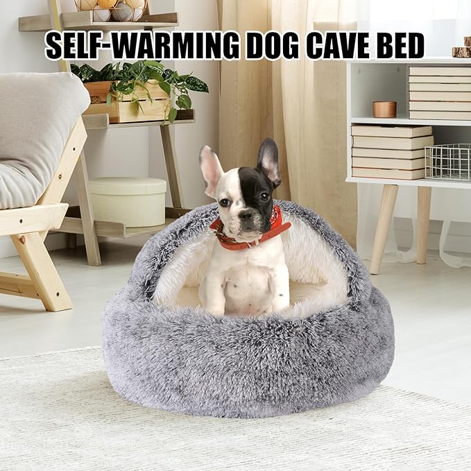Cat Beds for Indoor Cats,Cat Cave for Puppy and Kitty,Calming Small Dog Bed for Small Dogs with